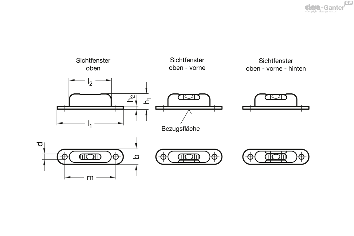 schwarz, RAL 9005, strukturmatt, 6 Winkelminuten, pro 2 mm Blasenweg