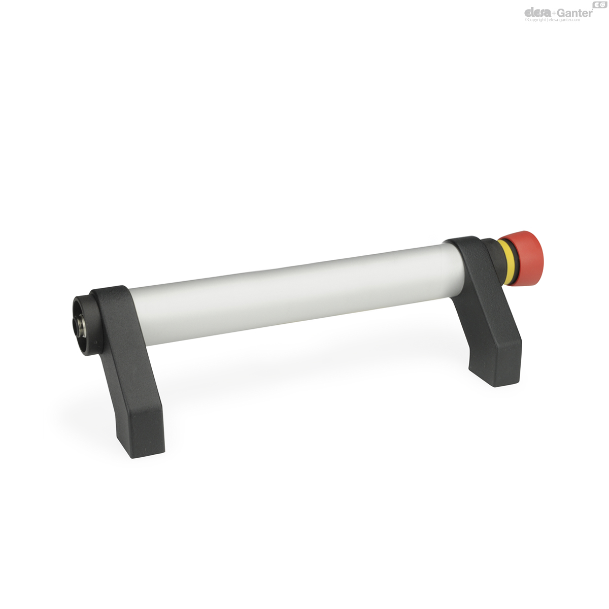 Zonder knop, met noodstop