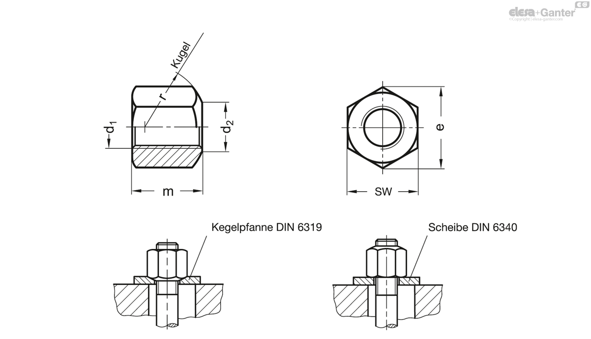 6330-M10-B-NI drawing