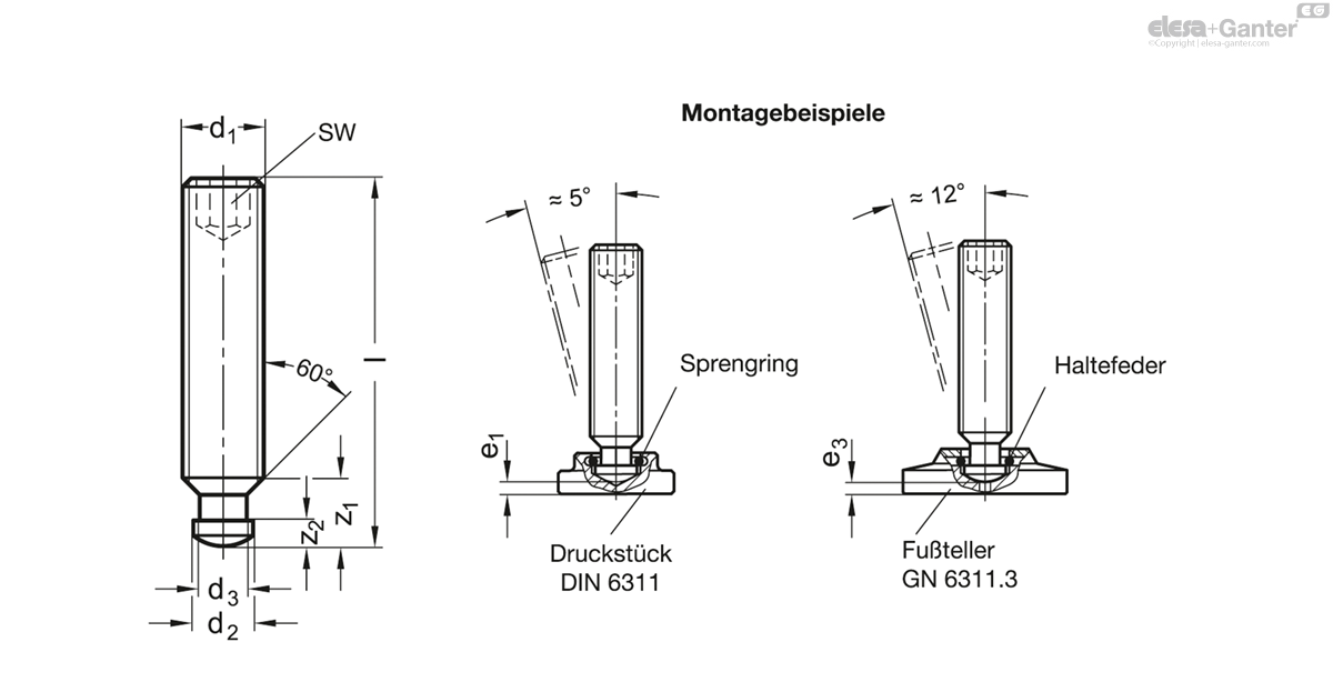 6332-M8-70-SK drawing