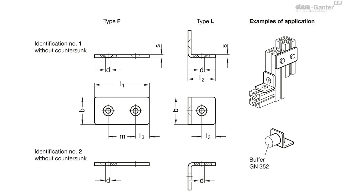 Angle pieces / Shackles