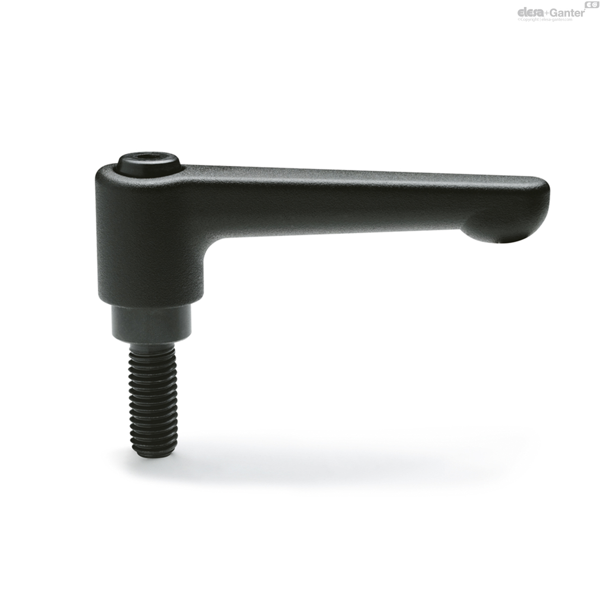 with threaded stud