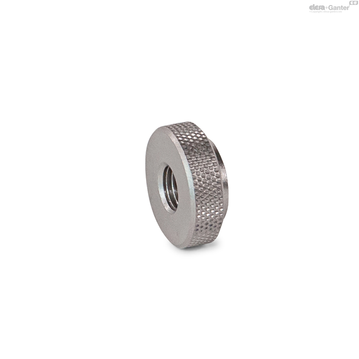 Stainless Steel-Knurled nuts