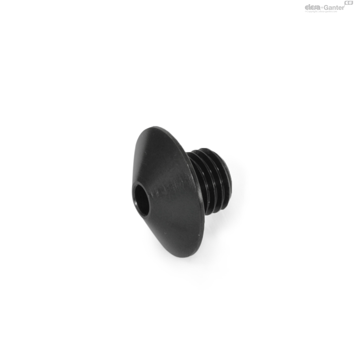 Positioning bushings with ramping cone