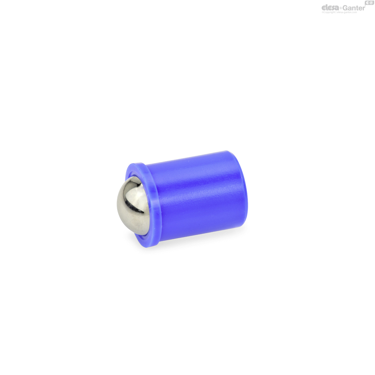 Housing plastic, ball stainless steel, standard spring load