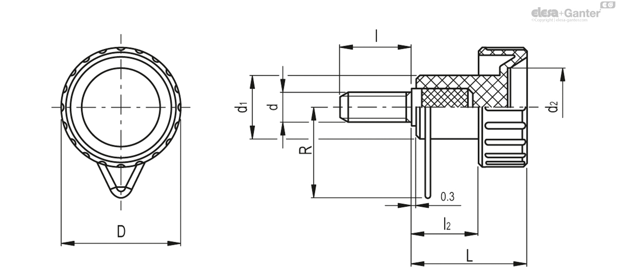 BTL.20 P-M6X16-RC drawing