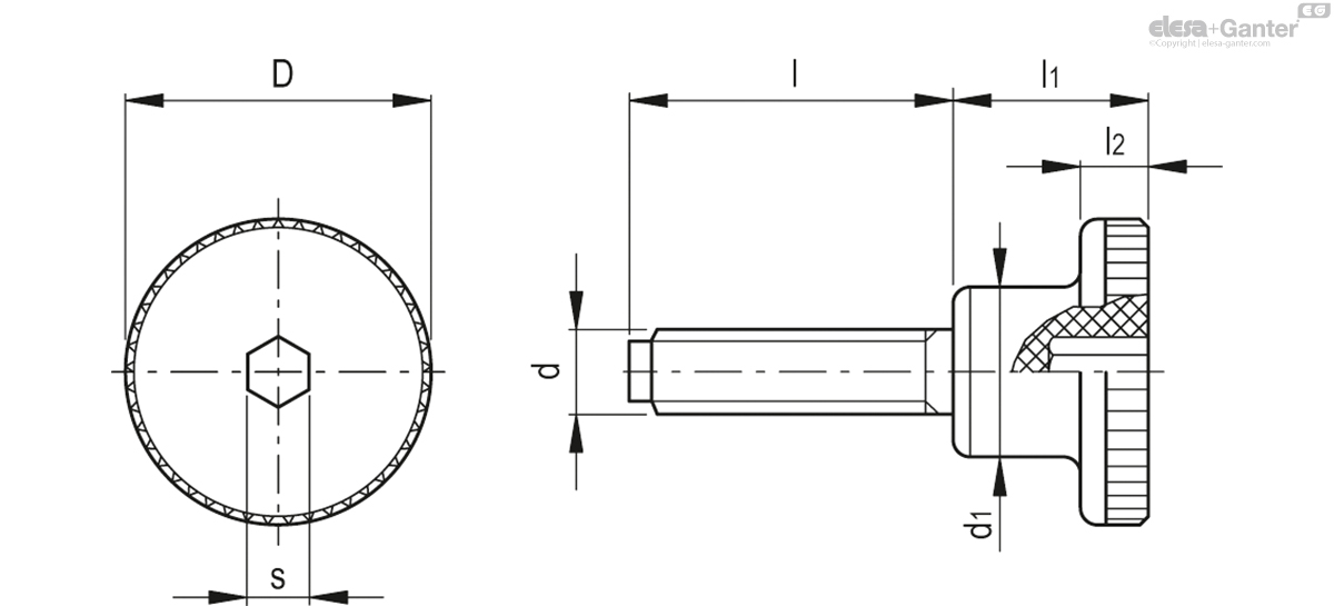 DT.464.30-EH-M8x30-C33 drawing