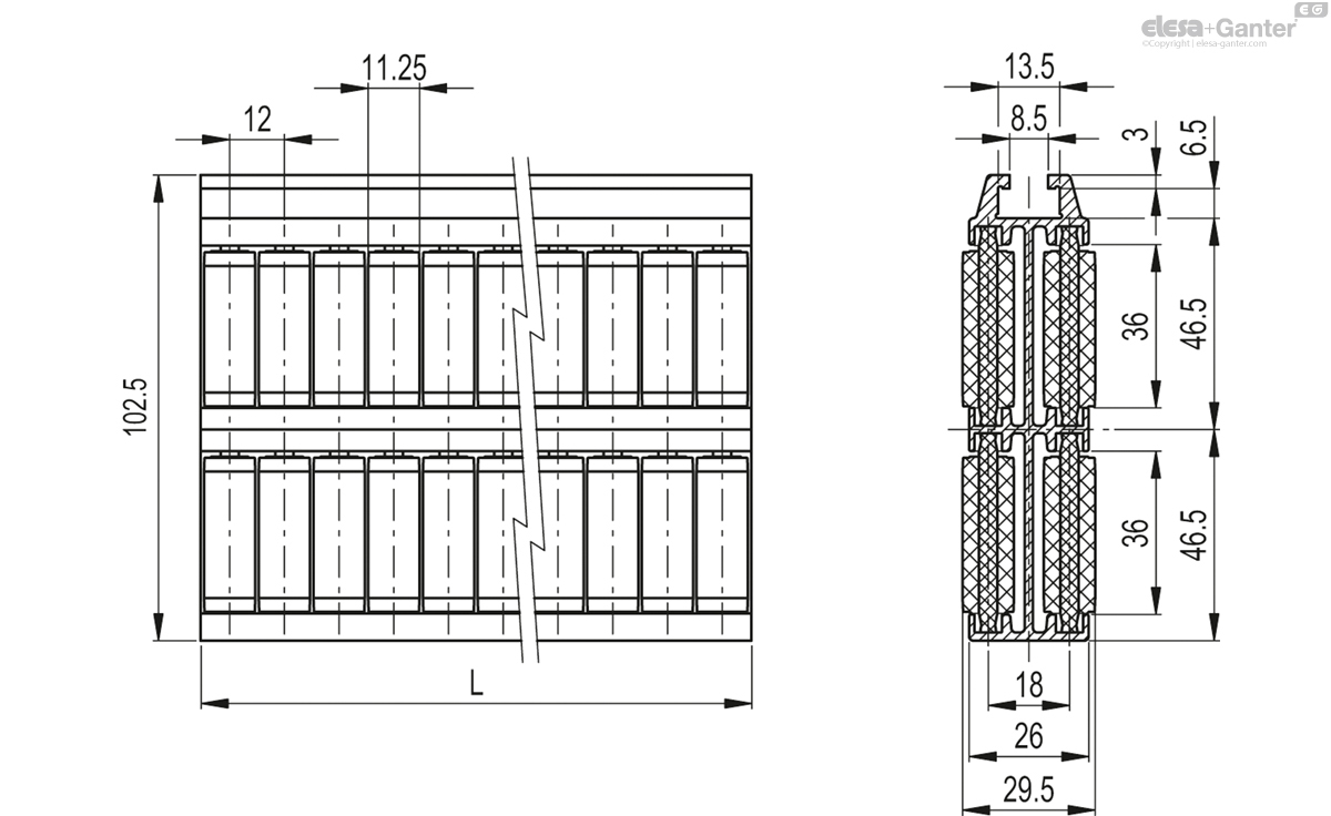 GCA-4-RC-103-3000 drawing