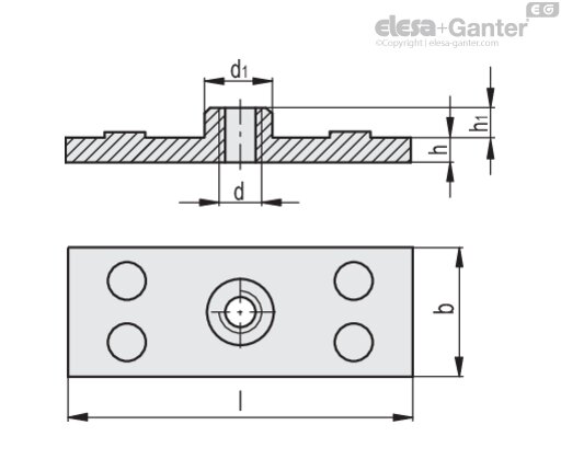 For DIN 3015-3 double series tube clamps