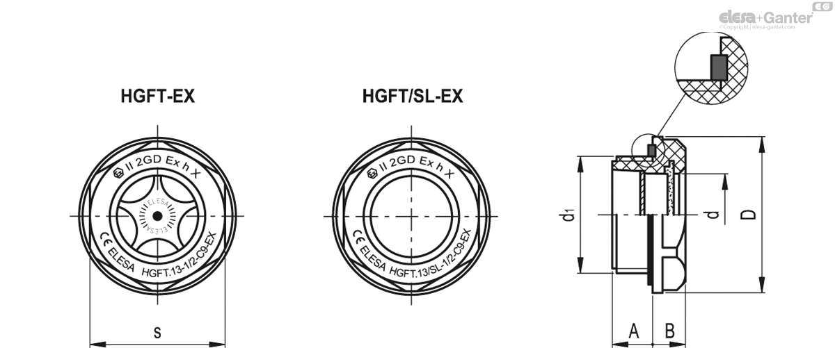 HGFT.10/SL-3/8-EX drawing