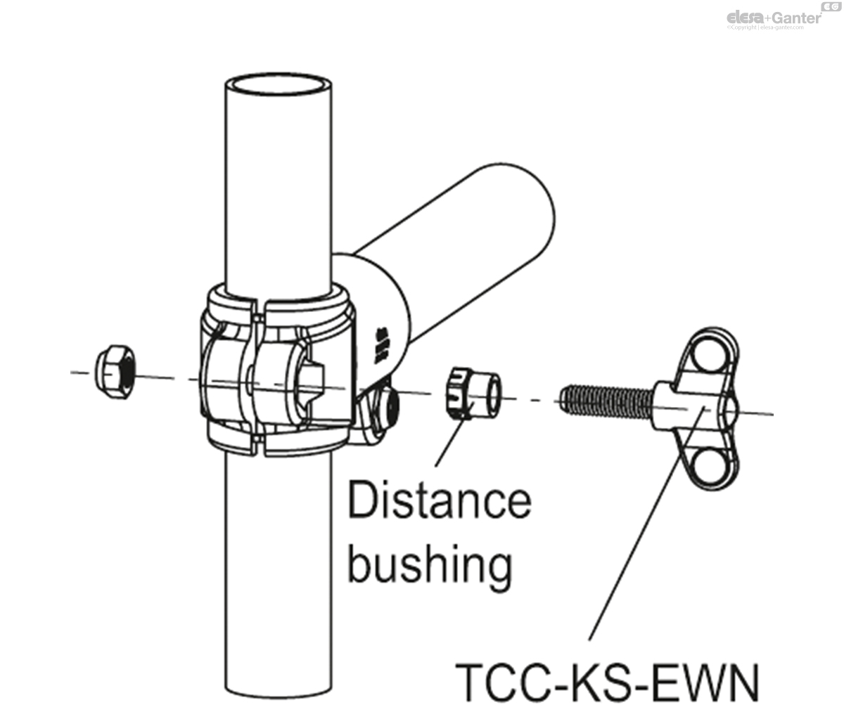TCC-KS-LAC.80-SST-p-M8x50-R-C10 drawing