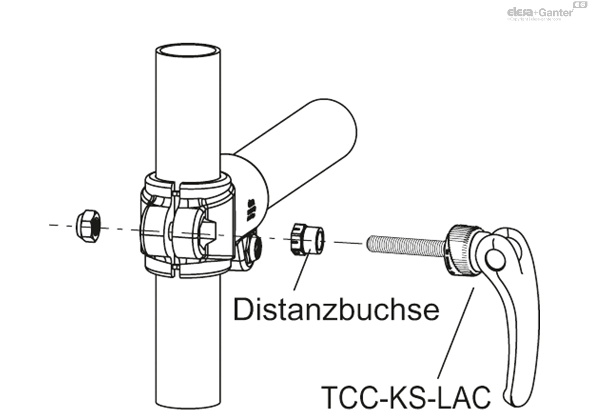 TCC-KS-LAC.80-SST-p-M8x50-R-C10 drawing