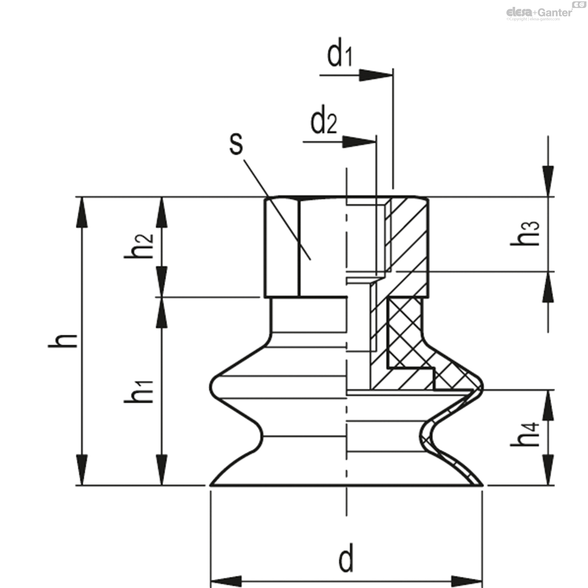 VVO-50-G1/4-T-S drawing