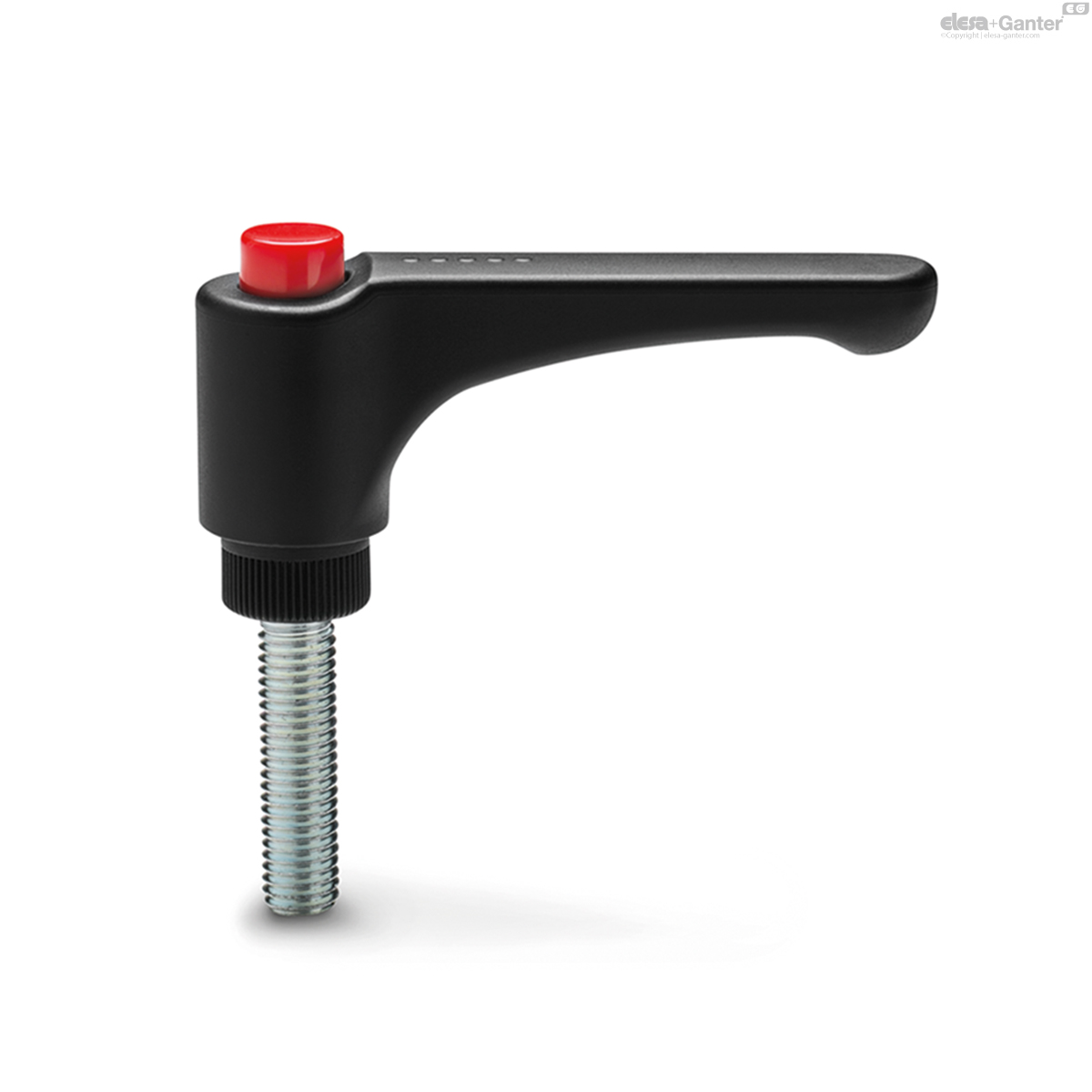 Zinc-plated steel threaded stud