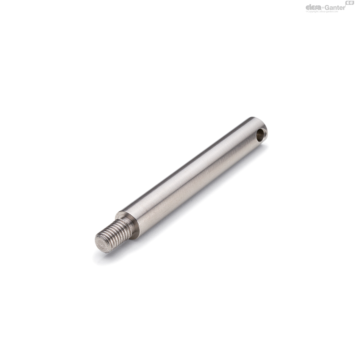 With threaded pin