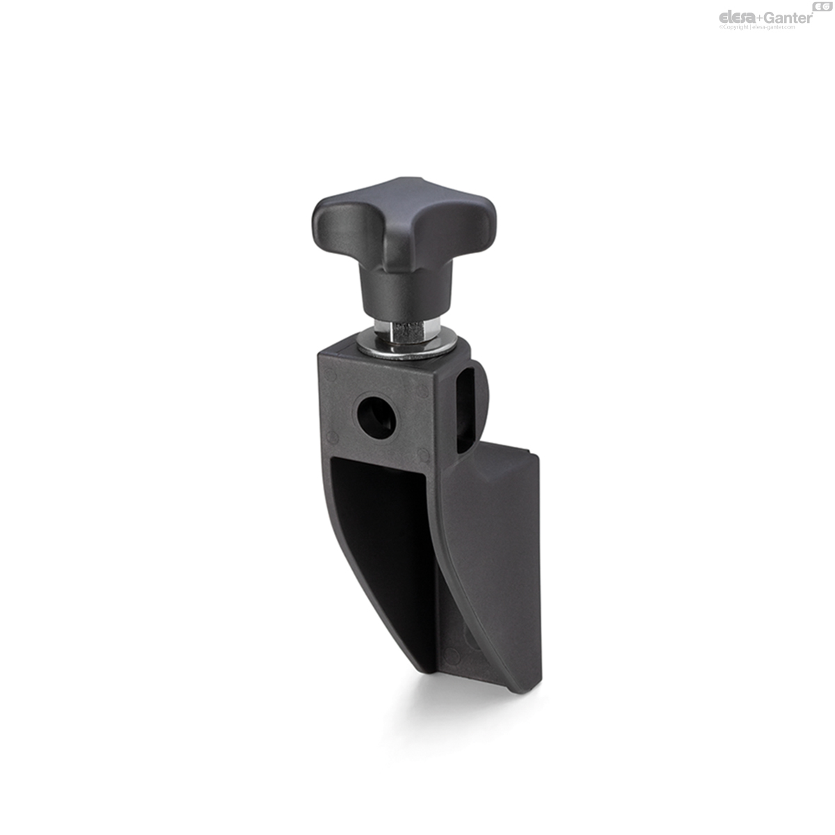 Short guide rail brackets