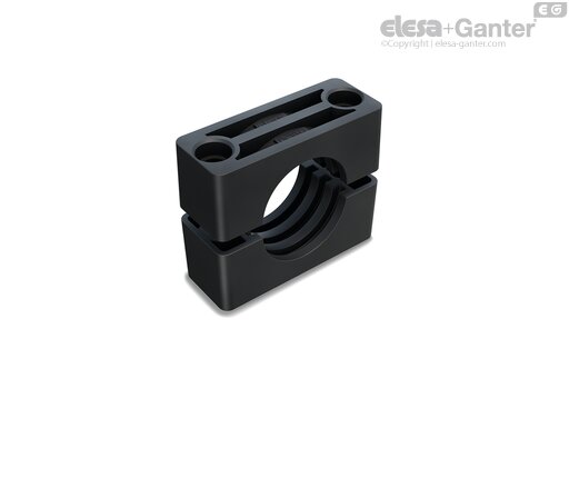 Tube clamps of heavy series DIN 3015-2