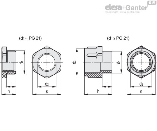 CGT-HR-PG13,5-PG11-C3 drawing