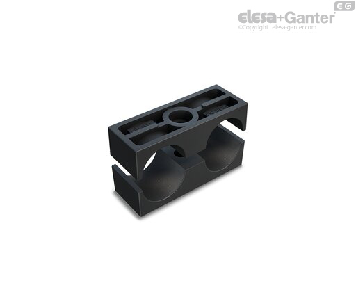 Tube clamps of double series DIN 3015-3