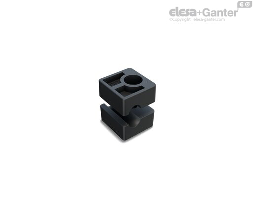 With one fastening hole