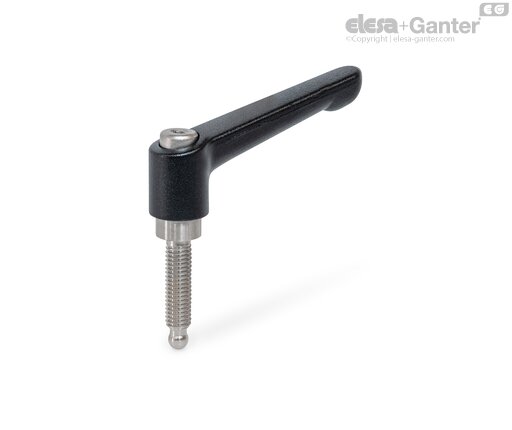 Insert stainless steel, spherical end