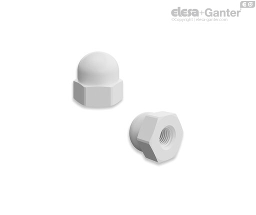Dome hexagonal cap nut
