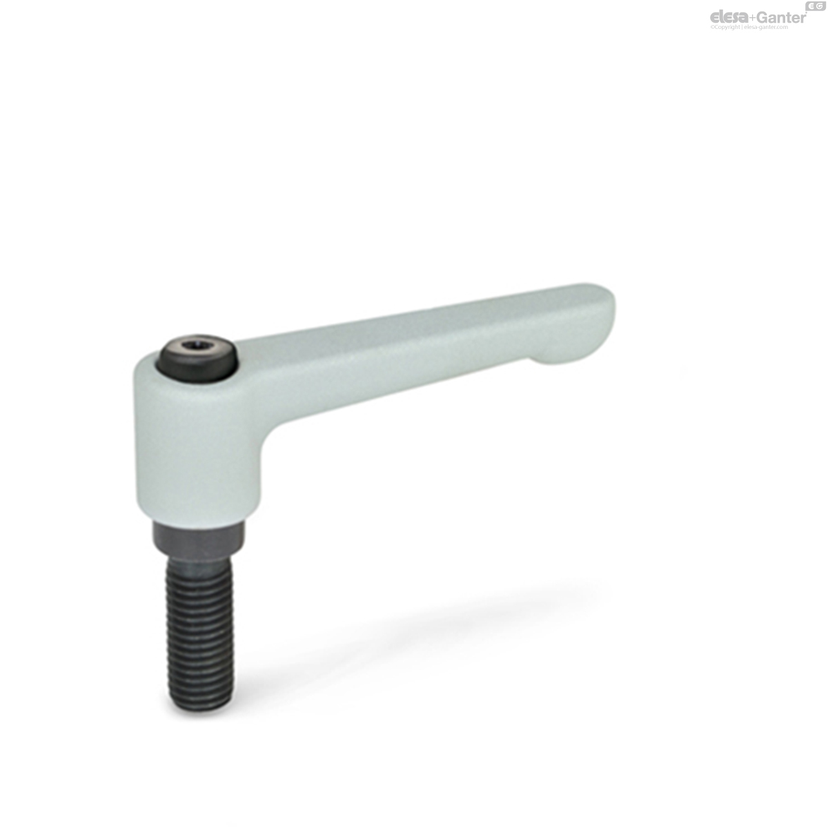 with threaded stud