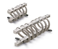 Wire rope vibration damper