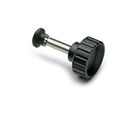 Fluted knobs with locking thrust pad