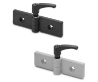 Hinges for profiles with friction locking