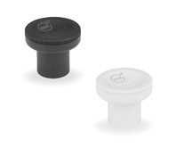 Knurled grip knobs