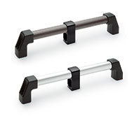 Tubular handles with intermediate shank