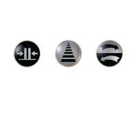 Labels with marks and symbols