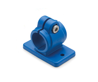 Connecting clamps with mounting plate