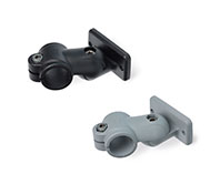 Hinged joint with mounting base and clamp