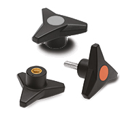 Three-arm knobs