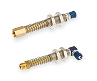 Anti-rotation mini vacuum cups spring suspensions