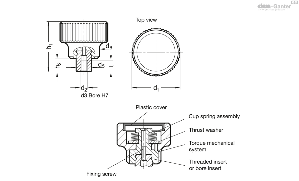Threaded hole