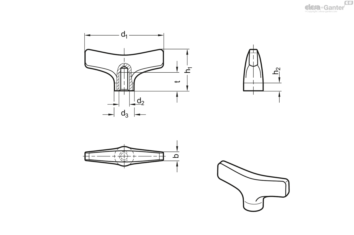 Stainless Steel Wing Nuts