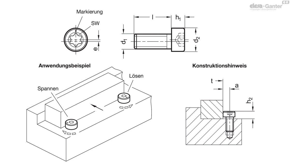 Exzenterspannschrauben