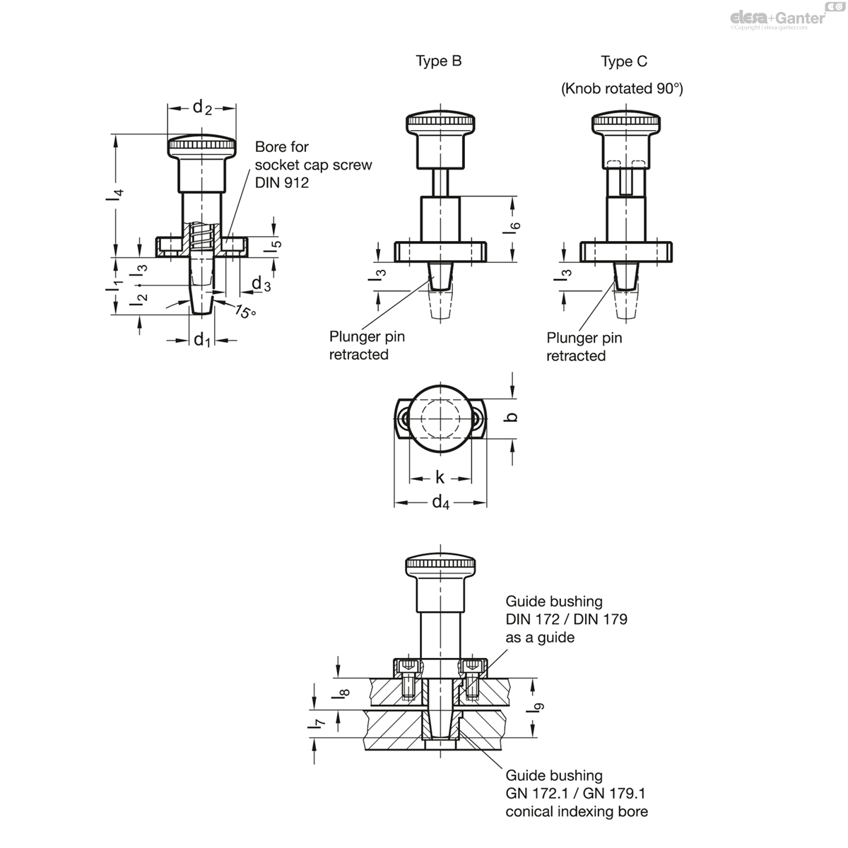 Indexing plungers