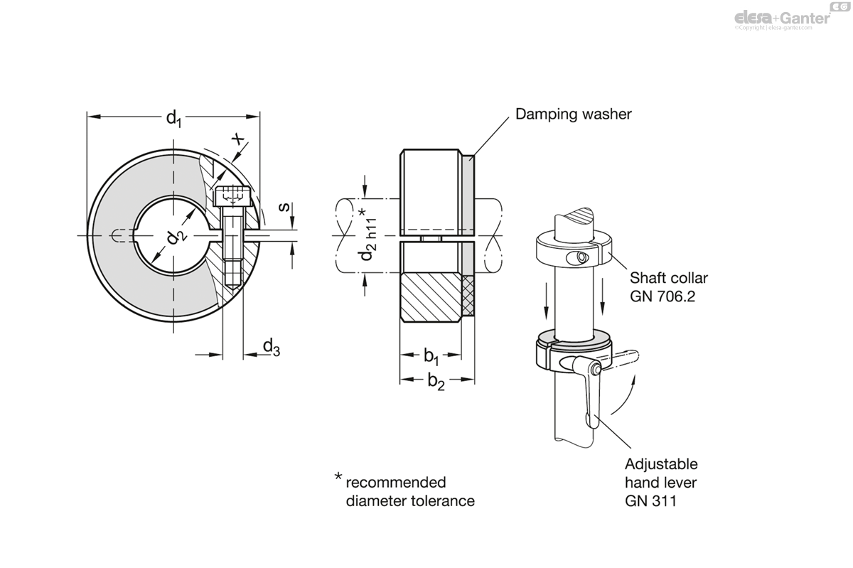 Semi-Split Shaft Collars