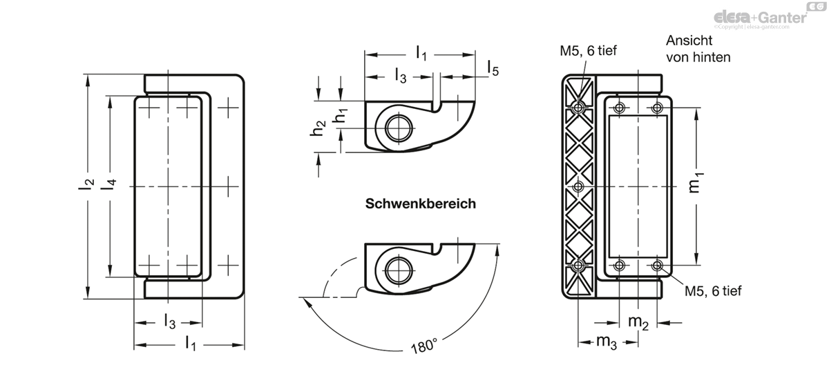 Scharniere ohne Sicherheitsschalter