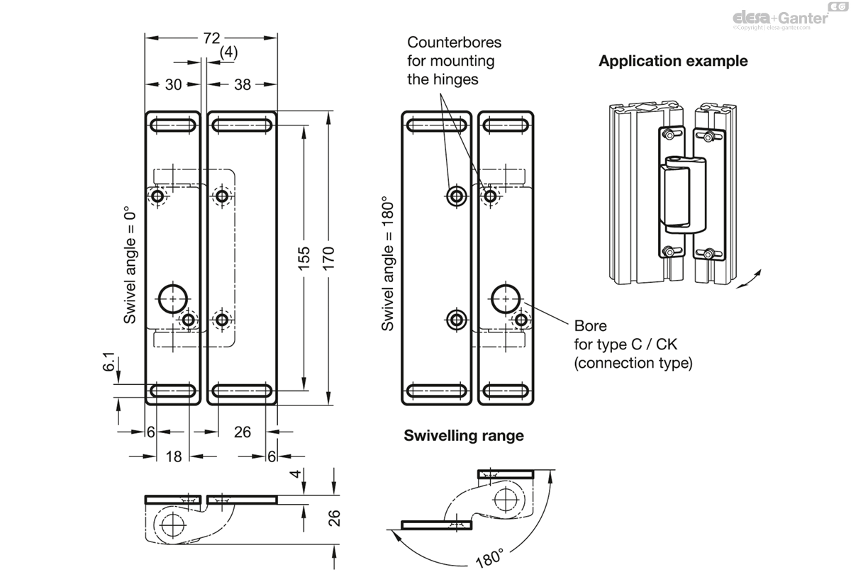 Mounting plates