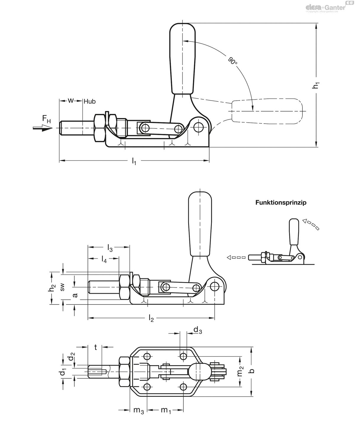 Schubstangen-Spanner