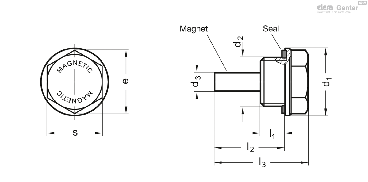 Stainless Steel Magnetic Plugs