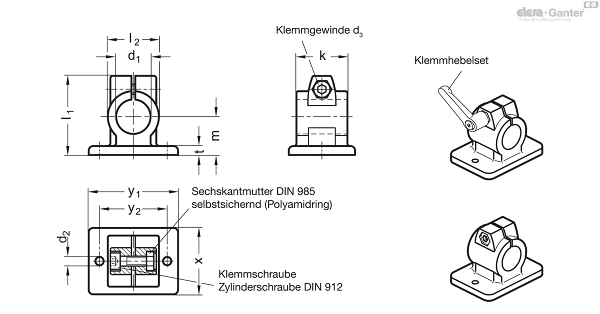 Flansch-Klemmverbinder