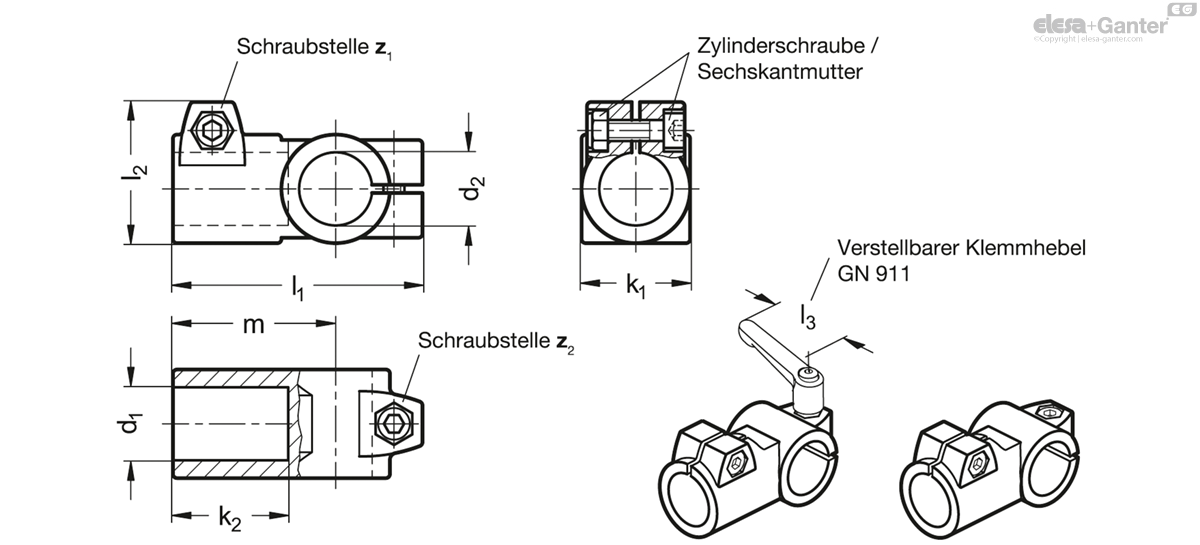 Winkel-Klemmverbinder