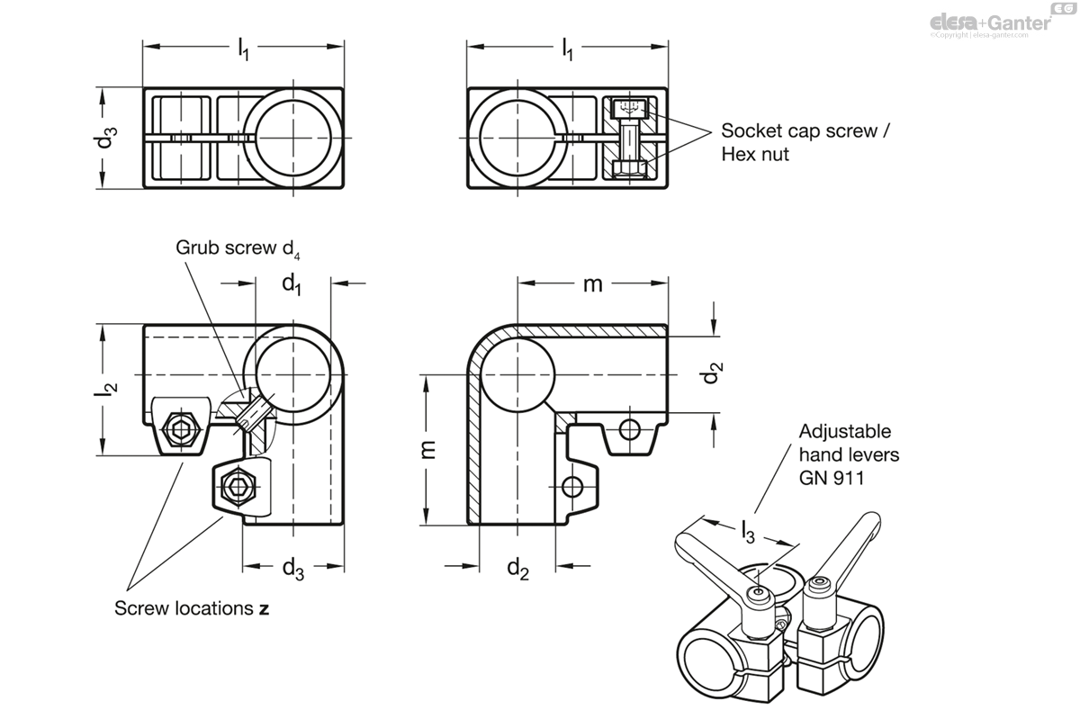 Angle Connector Clamps