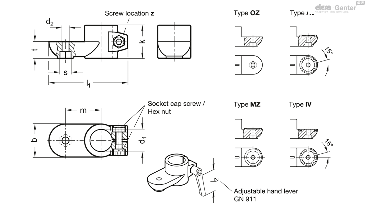 With internal serration